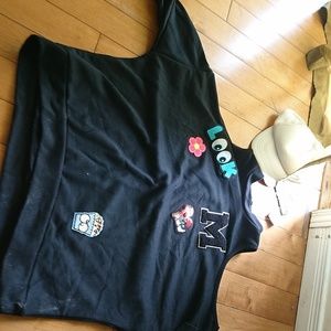 Off the shoulder top with cap(White)